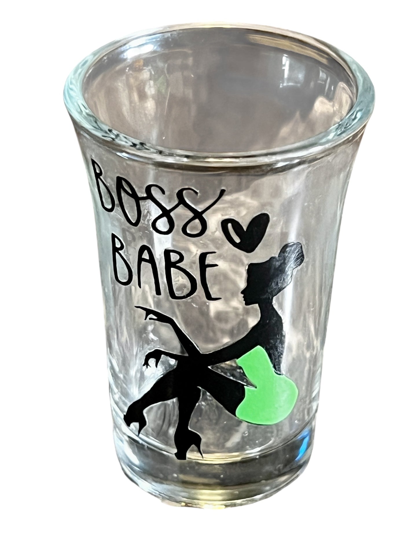 LuxeCoByME Shotglass - Boss Babe - Lightly COATED (Set of 2)