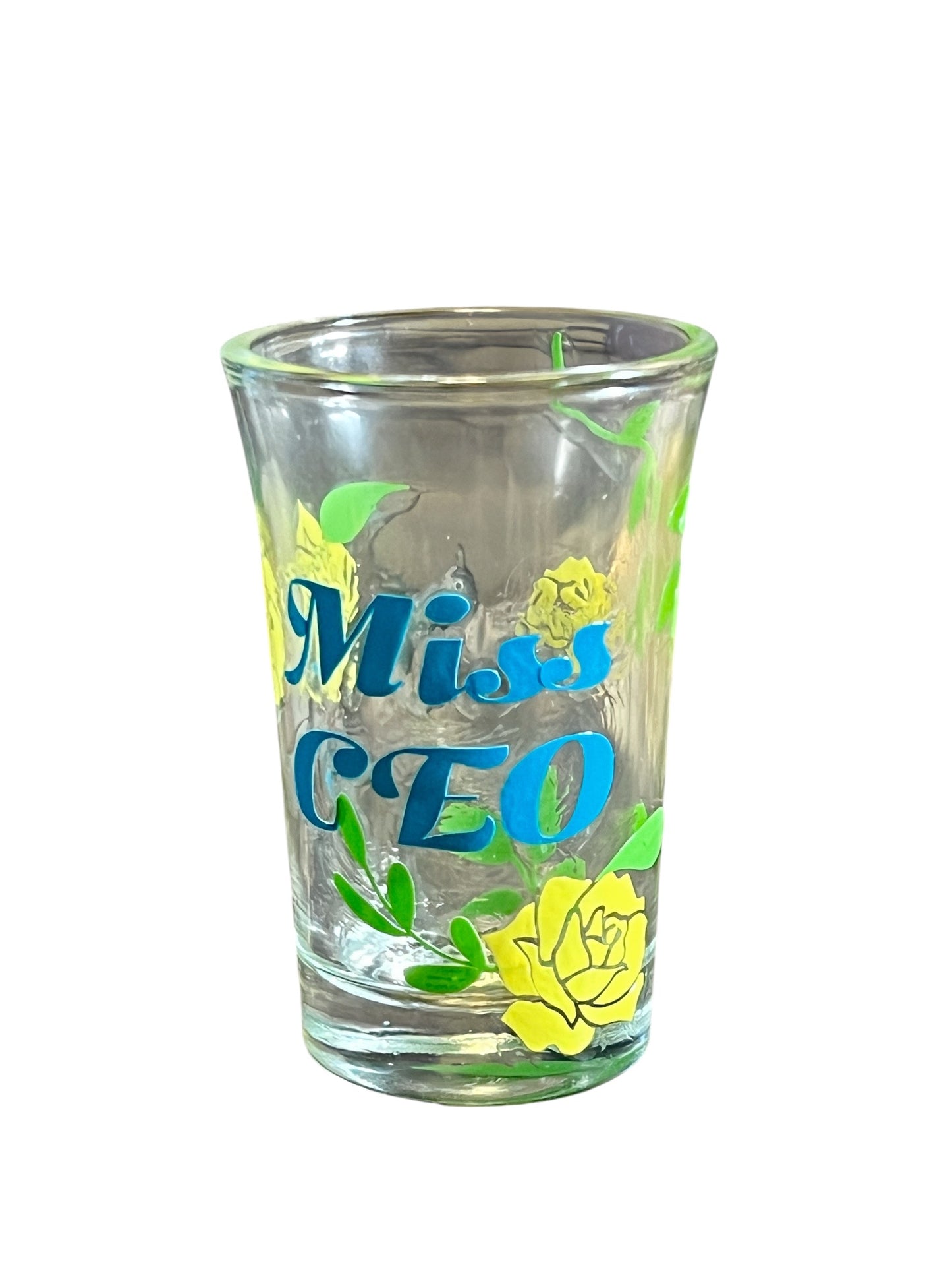 1.5 oz - Luxe Co. By M.E. - Miss CEO Shot Glass - Limited Edition
