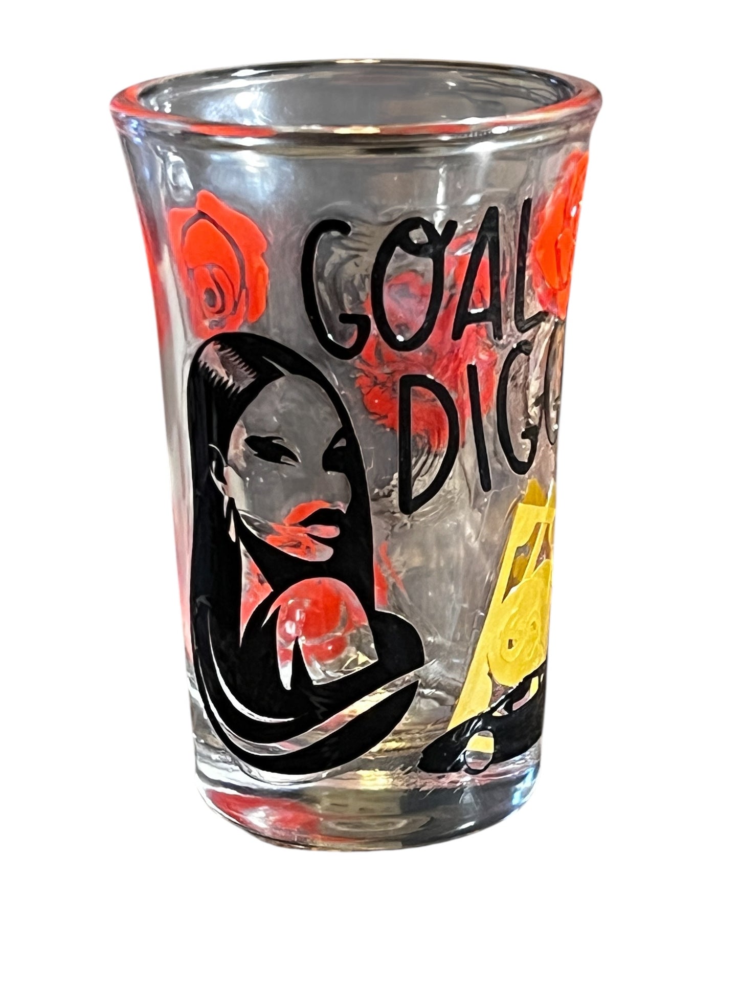 1.5 oz - Luxe Co. By M.E. - Goal Digger Shot Glass - LIMITED EDITION