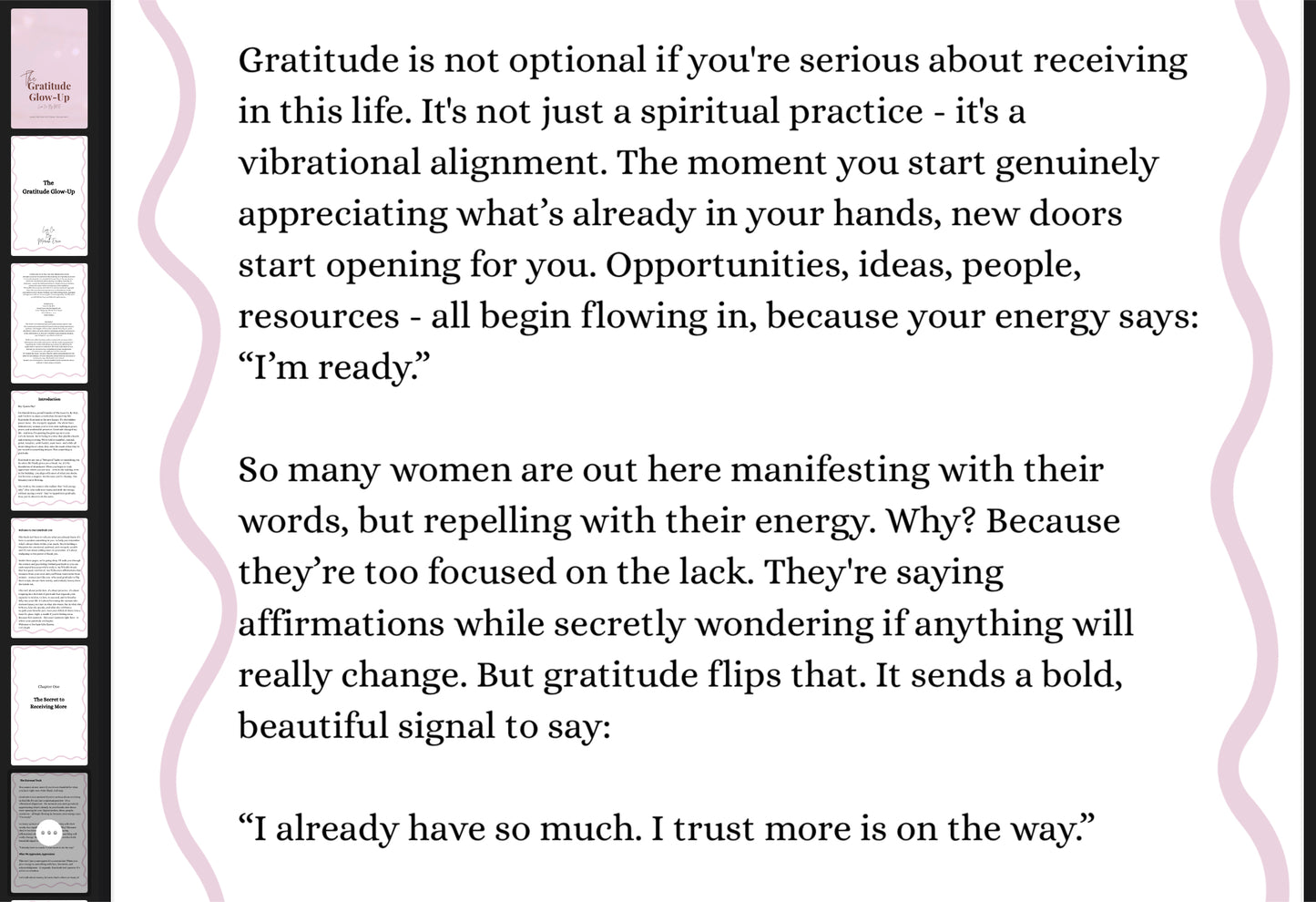 The Gratitude Glow-Up - Digital or Printable E-book Guide