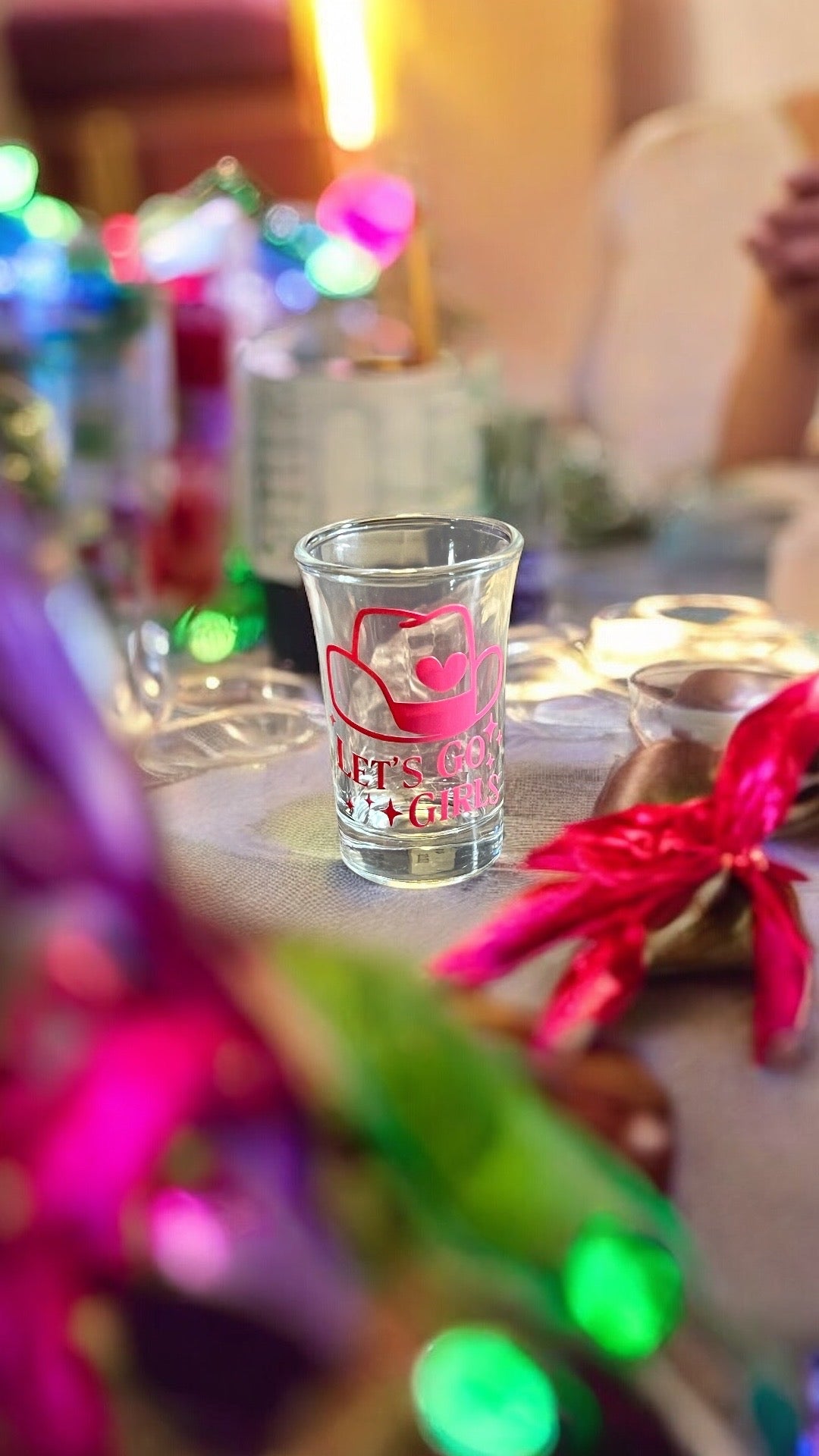 1.5 oz Luxe Co. By M.E. - Let’s Go Girls Cowgirl Shot Glasses - Parties (Set of 2)