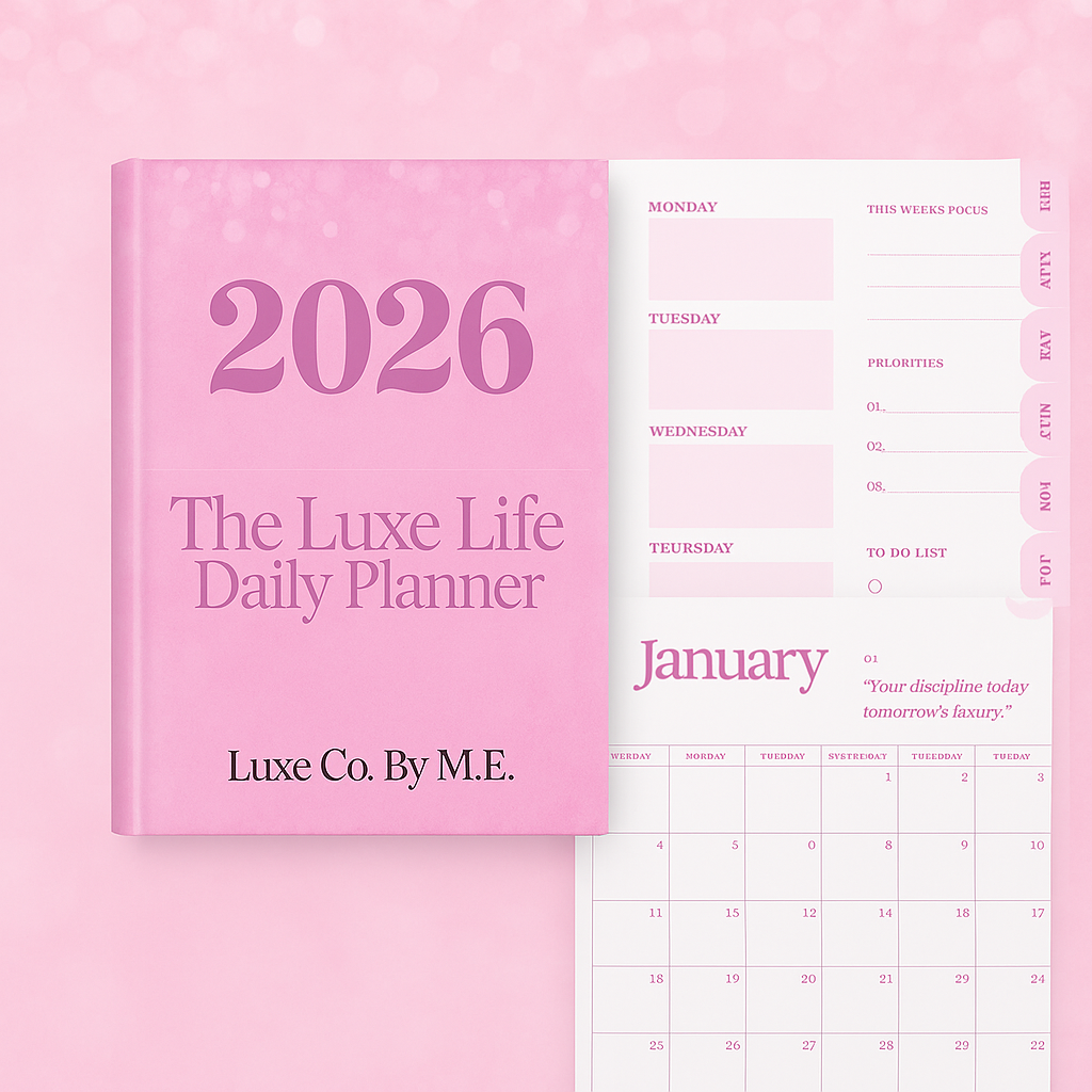 2026 Luxe Life Daily Planner - Digital or Printable Planner