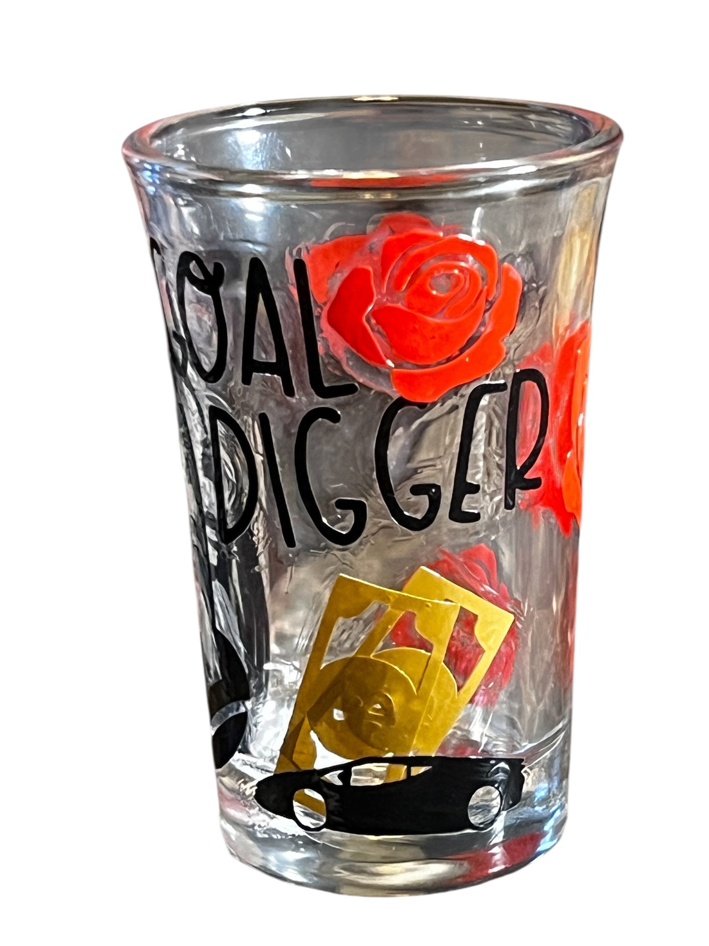 1.5 oz - Luxe Co. By M.E. - Goal Digger Shot Glass - LIMITED EDITION