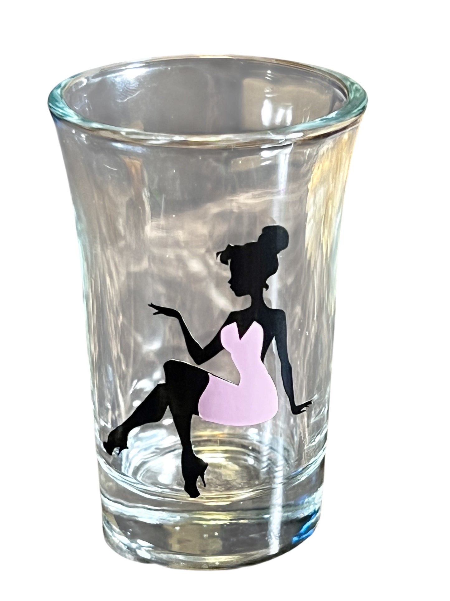 1.5 oz - Luxe Co. By M.E. - “ Glam Doll” Shot Glass