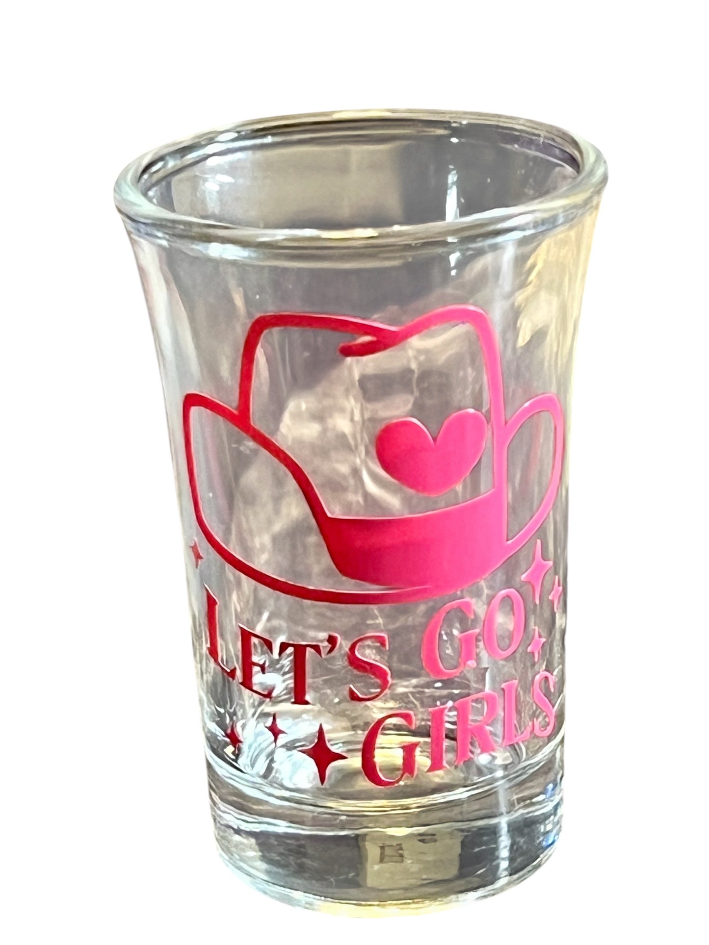 1.5 oz Luxe Co. By M.E. - Let’s Go Girls Cowgirl Shot Glasses - Parties (Set of 2)