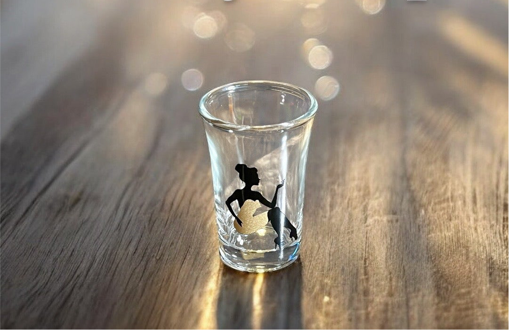 1.5 Oz - Luxe Co. By M.E.- “ Royal Standard” Shot Glasses (Set of 2)