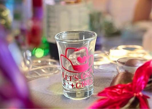 1.5 oz Luxe Co. By M.E. - Let’s Go Girls Cowgirl Shot Glasses - Parties