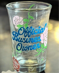 1.5 oz - Luxe Co. By M.E. - Official Business Owner Shot Glass - THICK COATED