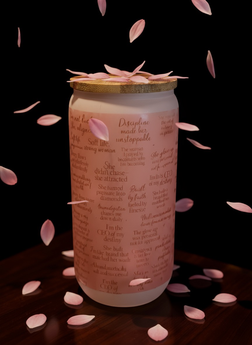 Luxe Co. By M.E. - 16oz Boss Babe Affirmation – Frosted Tumbler