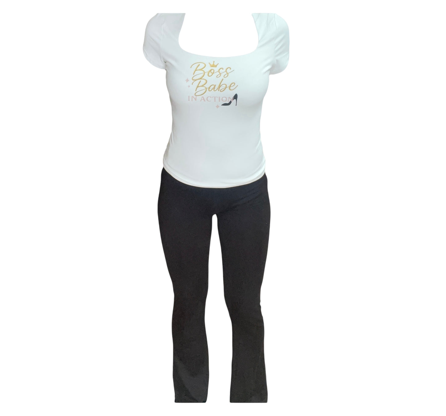 Luxe Co. By M.E. - “Boss Babe In Action” T-Shirt